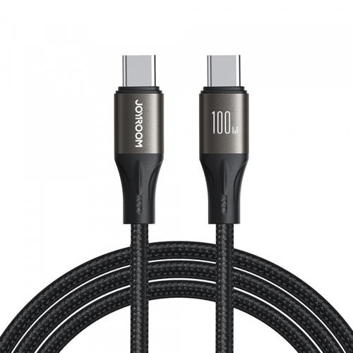 Cablu Date si Incarcare USB-C - USB-C Joyroom S-A25 Light-Speed, 100W, 1.2m, Negru