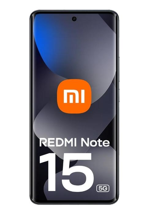 Telefon Mobil Xiaomi Redmi Note 15 5G, Procesor Qualcomm SM6475-AB Snapdragon 6 Gen 3 Octa-Core, AMOLED 6.83inch, 6GB RAM, 128GB Flash, Camera Tripla 108+8+2 MP, Wi-Fi, 5G, Dual Sim, Android (Negru)