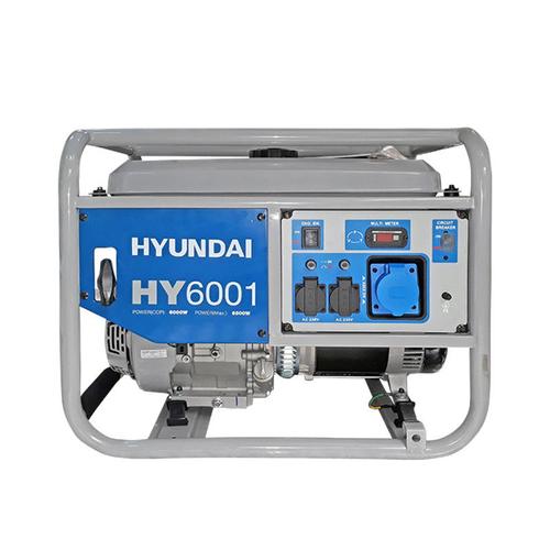 Generator Curent Electric Hyundai HY6001, 6kW, 230 V (Argintiu) 1 Generator Curent Electric Hyundai HY6001, 6kW, 230 V (Argintiu)