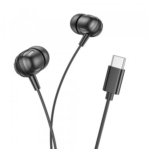Casti Stereo Borofone BM77 Delicious, USB-C, Negru