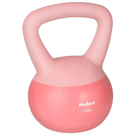 Kettlebell Rebel Active RBA-2333-02.5, soft 2.5 kg