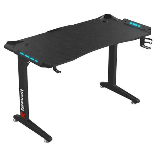 Birou gaming Redragon GD-3101BK, iluminare RGB, Negru
