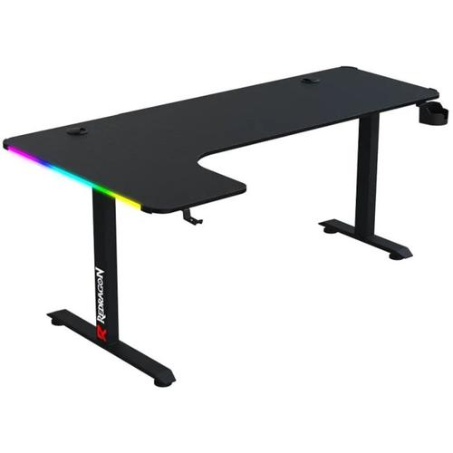 Birou gaming Redragon GD-3200-L, iluminare RGB,  Negru