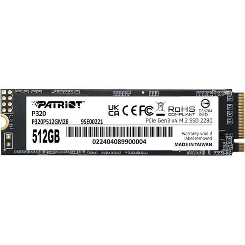 SSD Patriot P320 512GB PCI Express 3.0 x4 M.2 2280