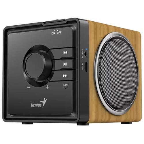 Boxa portabila Genius SP-916BT, 1800mAh, Bluetooth 5.3, 6W (Negru/Maro)