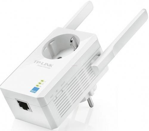 Range Extender Wireless TP-Link TL-WA860RE, 300 Mbps, Wall-Plug, AC Passthrough, 2 Antene detasabile 1 Range Extender Wireless TP-Link TL-WA860RE, 300 Mbps, Wall-Plug, AC Passthrough, 2 Antene detasabile