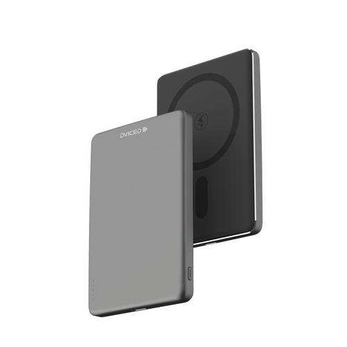 Acumulator extern Dviced Ultrathin DV400003, Incarcare Wireless, 5000mAh (Gri)