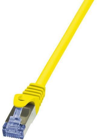 Cablu S/FTP LogiLink CQ3077S, Patchcord, CAT.6a, 5 m (Galben)