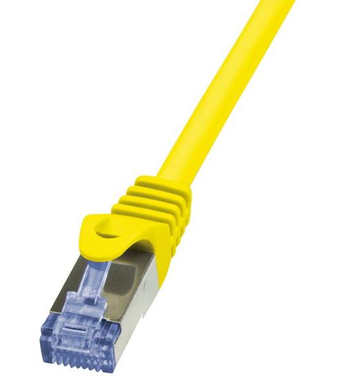Cablu S/FTP LogiLink CQ3067S, Cat.6A, Patchcord (Galben)