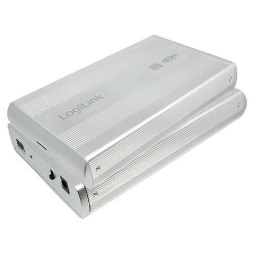 Carcasa HDD 3.5inch, USB 3.0 - SATA3, aluminiu, argintie , LOGILINK UA0107A