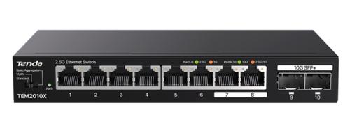Switch Tenda TEM2010X, 8 porturi 2.5 Gbps