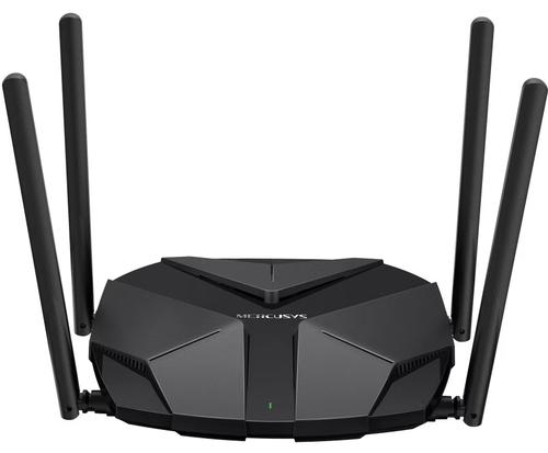 Router Wireless Mercusys MR85X, AX3000, Wi-Fi 6, Dual-Band, 1 port 2.5G, OFDMA, MU-MIMO (Negru) 1 Router Wireless Mercusys MR85X, AX3000, Wi-Fi 6, Dual-Band, 1 port 2.5G, OFDMA, MU-MIMO (Negru)