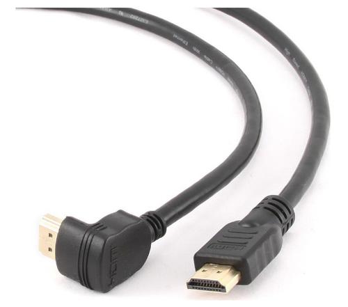 CABLU video GEMBIRD CC-HDMI490-6, HDMI (T) la HDMI (T), 1.8m, conectori auriti, rezolutie maxima 4K (3840 x 2160) la 60 Hz, 90 grade, Negru 1 CABLU video GEMBIRD CC-HDMI490-6, HDMI (T) la HDMI (T), 1.8m, conectori auriti, rezolutie maxima 4K (3840 x 2160) la 60 Hz, 90 grade, Negru