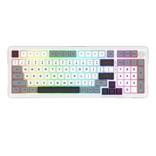 Tastatura Redragon Bragi Pro, iluminare RGB, Switch-uri Liniare Redragon, Wired, Wireless 2.4GHz, Bluetooth (Alb/Gri) 1 Tastatura Redragon Bragi Pro, iluminare RGB, Switch-uri Liniare Redragon, Wired, Wireless 2.4GHz, Bluetooth (Alb/Gri)