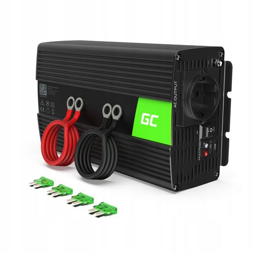 Invertor de tensiune 1000W/2000W 12V la 230V Volt USB DC AC Green Cell 1 Invertor de tensiune 1000W/2000W 12V la 230V Volt USB DC AC Green Cell