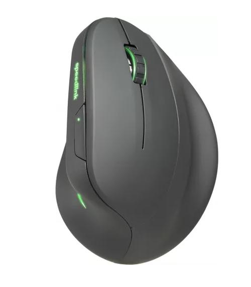 Mouse Wireless Speedlink Piavo Pro, Vertical Ergonomic, Optic, 3200 DPI (Negru)