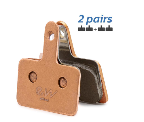 Set 2 perechi placute frana sinterizate  eWheel RT004 pentru trotinete electrice