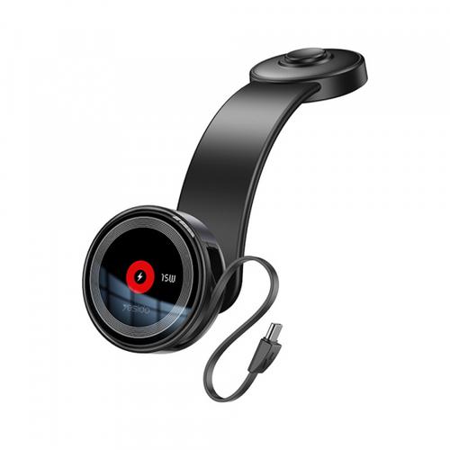 Suport si Incarcator Auto Wireless Yesido C314, 15W, 1.67A (Negru)
