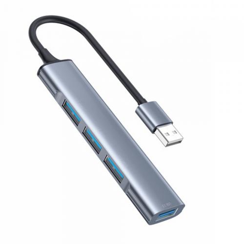 Hub USB Yesido HB18, 4in1, 3x USB 2.0, 1x USB 3.0 (Gri)