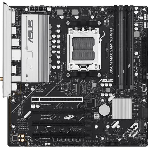 Placa de baza ASUS B850M MAX GAMING WIFI, AMD B850, AM5, DDR5, mATX