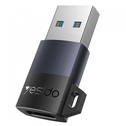 Adaptor Date si Incarcare USB-C - USB-A Yesido GS34 (Gri)