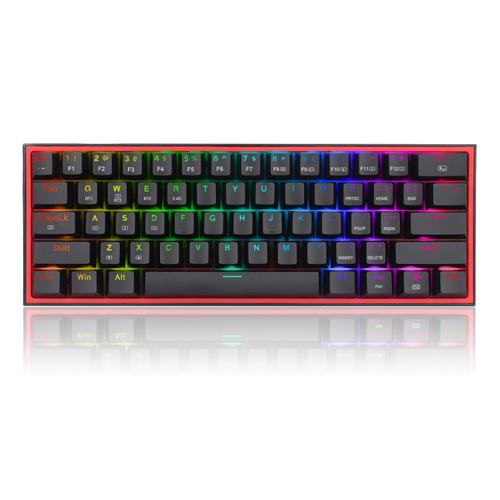 Tastatura Redragon K616 Fizz PRO, Bluetooth, Wired, USB (Rosu/Negru)