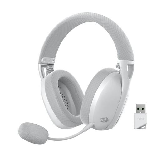Casti Gaming Redragon IRE Pro, Bluetooth, USB (Gri/Alb)