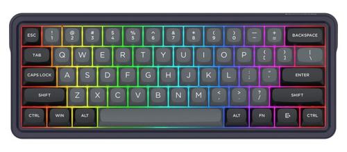 Tastatura Redragon Draconic V2, iluminare RGB, Wired, Wireless 2.4Ghz, Bluetooth (Negru)