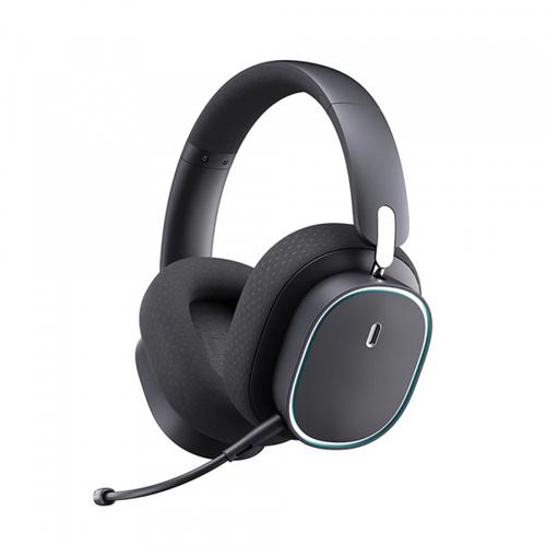 Casti Gaming Baseus AeQur GH02, iluminare RGB, Bluetooth, Wireless 2.4Ghz, Wired (Negru)