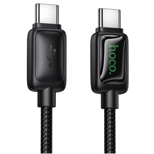 Cablu Date/Incarcare HOCO U146, USB-C - USB-C, 60W, 1.2m (Negru)