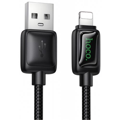 Cablu Date/Incarcare HOCO U146, USB-A - Lightning, 18W, 1.2m (Negru)