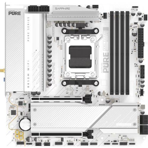 Placa de baza Sapphire PURE B850M WIFI, AMD B850, AM5, DDR5, mATX