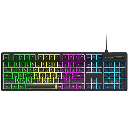 Tastatura Gaming Wired USB WZK WKG-200, RGB, 1.5m, Neagra 1 Tastatura Gaming Wired USB WZK WKG-200, RGB, 1.5m, Neagra