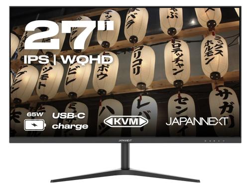 Monitor IPS LED JAPANNEXT 27inch JN-IPS27WQHDR-C65W, WQHD (2560 x 1440), HDMI, DisplayPort, Boxe (Negru) 1 Monitor IPS LED JAPANNEXT 27inch JN-IPS27WQHDR-C65W, WQHD (2560 x 1440), HDMI, DisplayPort, Boxe (Negru)
