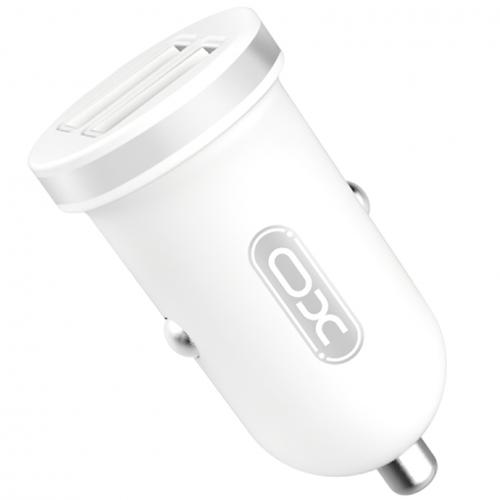 Incarcator Auto XO Design CC-18, 10.5W, 2.1A, 2 x USB-A (Alb)