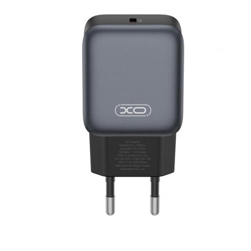 Incarcator Retea XO Design L155, 30 W, 3A, 1 x USB-C (Negru)