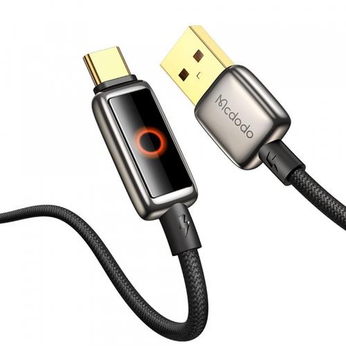 Cablu Date/Incarcare McDodo CA-6650 Auto Power Off, USB-A - USB-C, 100W, 1.2m