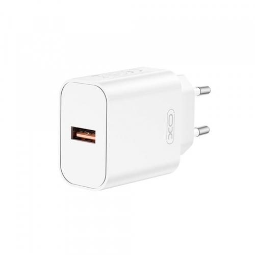 Incarcator Retea XO Design CE33, 18W, 3A, 1 x USB-A (Alb)