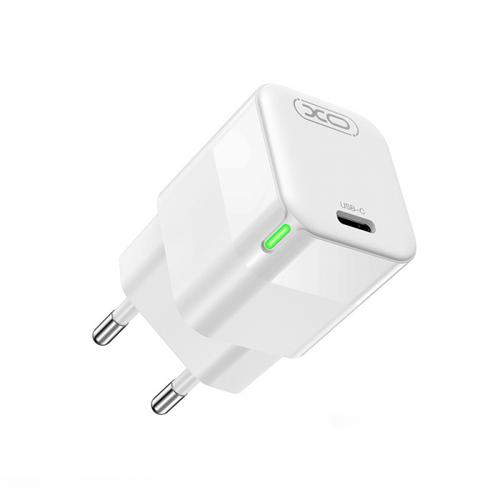 Incarcator Retea XO Design CE06, 30W, 3A, 1 x USB-C (Alb)