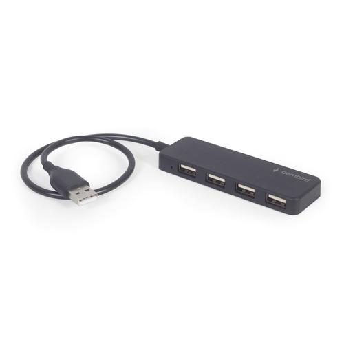 HUB Gembird USB 2.0 cu 4 porturi Negru