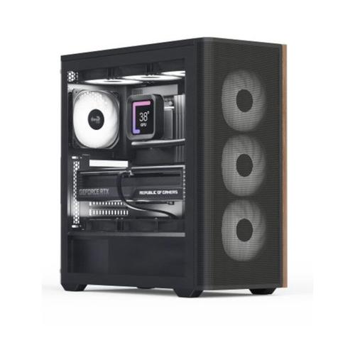 Carcasa Aerocool D501A V2, Middle Tower, Fara sursa (Negru)