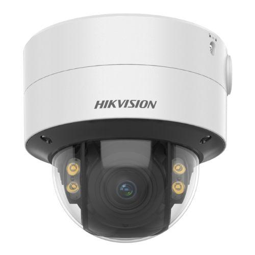 Camera supraveghere IP, 8MP 4K, lentila 2.8 - 12 mm, IR 40m, lumina alba 40m, PoE, Hikvision DS-2CD2787G2T-LZS(2.8-12mm)(C) (Alb)