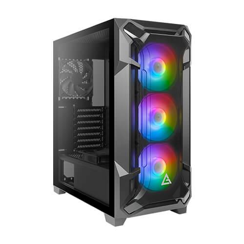 Carcasa Antec DF600 Flux, Middle Tower, Fara sursa (Negru)