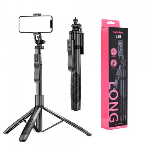 Selfie Stick Bluetooth Techsuit L16, Universal (Negru)