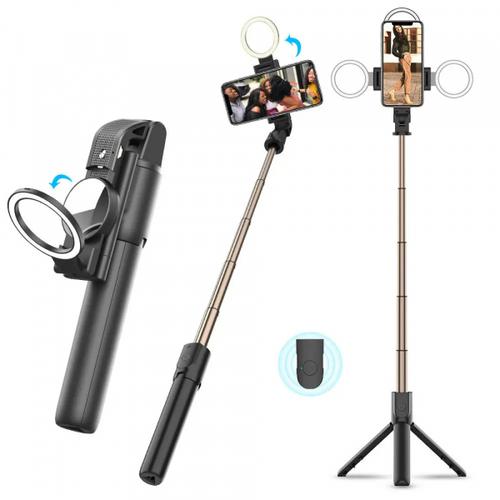 Selfie Stick Bluetooth Techsuit K13, Universal (Negru)