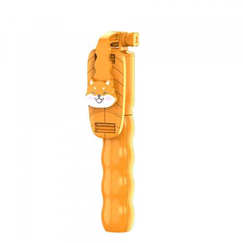 Selfie Stick Bluetooth Techsuit KT01, Universal (Portocaliu)