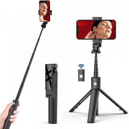 Selfie Stick Bluetooth Techsuit K22, Universal (Negru)