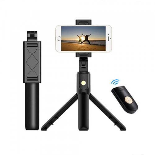 Selfie Stick Bluetooth Techsuit K07, Universal (Negru)