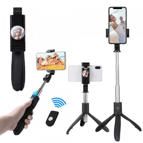 Selfie Stick Bluetooth Techsuit K06, Universal (Negru)