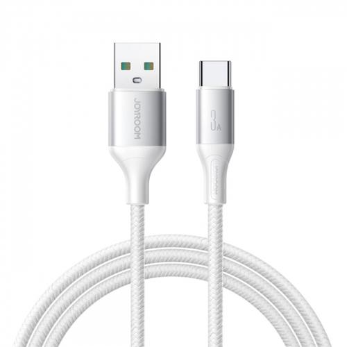 Cablu Date/Incarcare Joyroom S-A28 Flash, USB-A - USB-C, 30W, 2m (Alb)